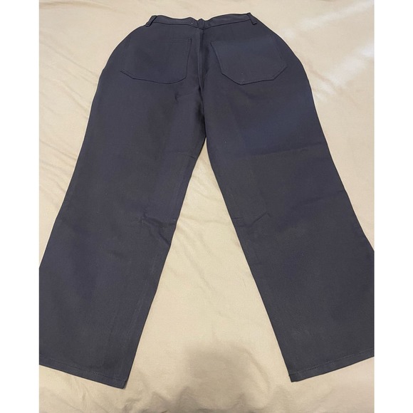 The Frankie Shop Navy Wide Leg Pants - Picture 4 of 9